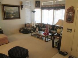 Living Room over-view, Asian Flair