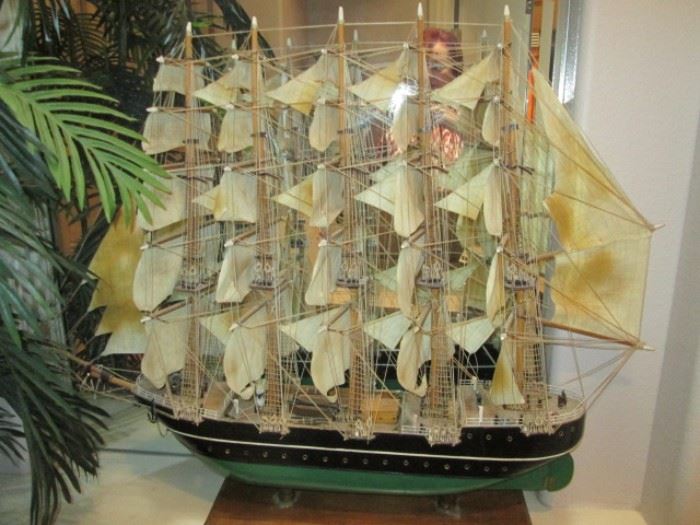 WOW!  Stunning Model Ship Art Piece!