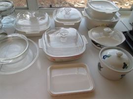 Corning Ware and Pyrex