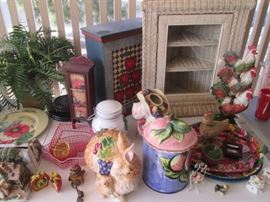 Roosters and Bunnies and Cute Cabinets