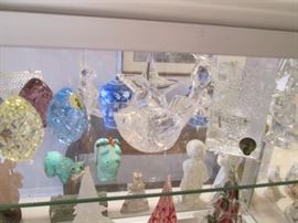 Paperweights, Waterford, some Southwest Art