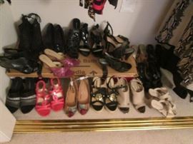 Assorted Shoes, Purses and Accessories