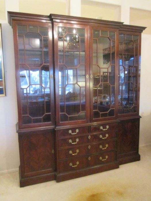 Gorgeous Century Breakfront, wonderful unit with loads of display and storage