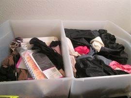 Bins of Personal Items