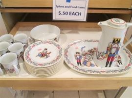 Christmas Dessert/Coffee set