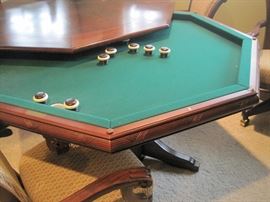 Mikhail Darafeev Bumper Pool/Game Table and Game Chairs.