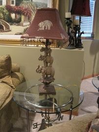 Elephant Lamps.