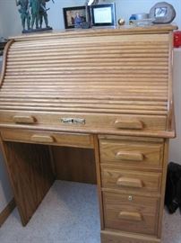 Roll top desk, great size.
