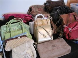 Handbags and accessories. 