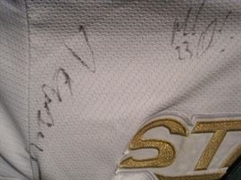 Minnesota North Stars signed Jersey.