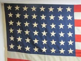 Large 48 star Stars and Stripes Flag.