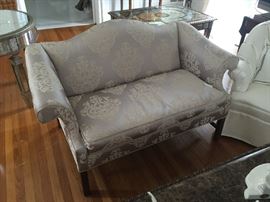 PAIR OF MATCHING LOVESEATS