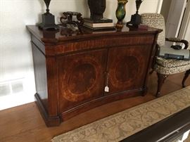 INLAID MAHOGANY CONSOLE--ONE OF TWO IN THE HOME