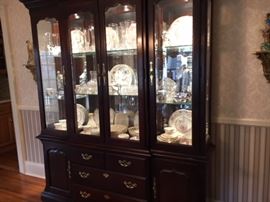 Dining hutch ( $700 or best offer) and many of the items within are also available at reasonable cost.