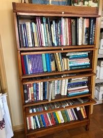 Antique Globe-Wernicke Barrister Bookcase With Collector Books