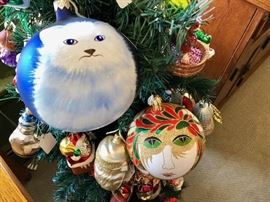 Handpainted Christmas Ornaments