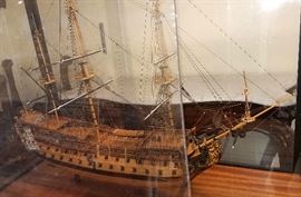 Ship 48" long x 28" tall x 10" wide - Case 46 x 34 x 19 - Royal William 1719