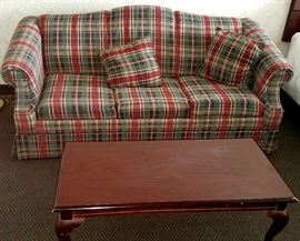 On of ten hide-a-beds & queen Ann coffee tables