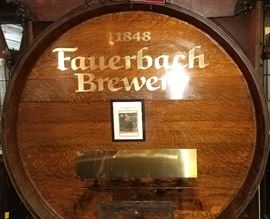 This entire bar may be for sale.  The brewery has quite an  interesting history
