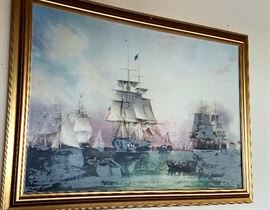 Framed larger "painting"