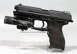 Heckler & Koch HK P30L Pistol, 9mm, SN# 213-017921, SureFire X400V-B-IRC Vampire IRc White Light/Infrared LED & Infrared Laser WeaponLight