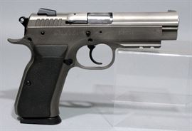 EAA Tanfoglio Witness Pistol, 10mm, SN# EA50706, 2 15-Round Mags, Wonder Finish, Made in Italy, Includes Hard Case