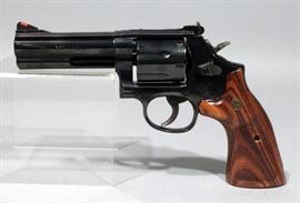 Smith & Wesson Model 586 6-Shot Revolver, .357 Magnum, SN# CVZ3753, Shot Less than 50 Rounds, Original Box & Paperwork