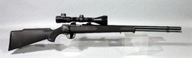 CVA Mag Hunter Black Powder Muzzle Loading Rifle, .50 Cal Black Powder, Ram Rod, Synthetic Stock, Bushnell 3-9x50 EG Scope