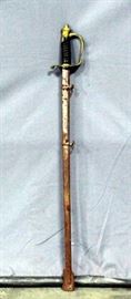 USMC NCO Sword with Metal Scabbard