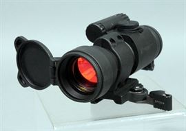 AimPoint Patrol Rifle Optic Red Dot Sight #12841, SN# W3890700, with LaRue Tactical M68 CCO Mount, Includes Original Box and Paperwork