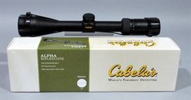Cabela's Alpha Riflescope, 3-12x40, Matte Finish, EXT Recticle, New in Box