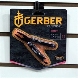 Gerber Hunting Freeman Guide Folder Folding Knife & Sheath, 3.6" Blade, and Gerber Tactical Dime 12-Tool Multi-Pliers, Scissors, Blade, Tweezers, More