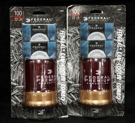 Federal Can Cooler Combo, Federal Champion .22lr Ammuntion, Qty 2, (4 Boxes Of 50 Ea)
