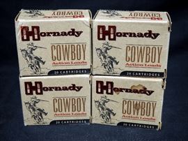 Hornady Cowboy 44-40 WIN Ammunition, 4 Boxes of 20, 80 Total Rounds