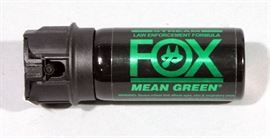 Fox Mean Green Stream Law Enforcement Formula PSPI 156MGS 1.5 Oz Pepper Sprays Cans, Qty 2, New