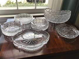 BRILLIANT PERIOD CUT GLASS [EXCEPT THE FRONT]
