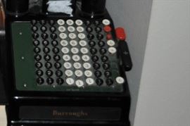 Burroughs vintage adding machine