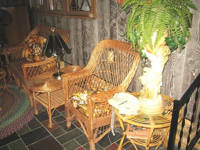 wicker chairs
