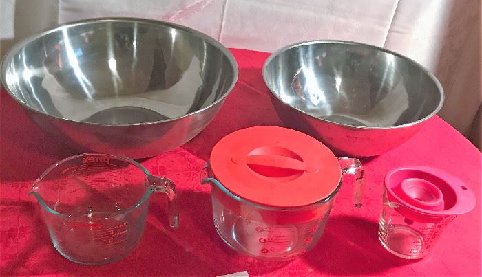 Pyrex Measuring Cups and Bowls  http://www.ctonlineauctions.com/storecatalog.asp?userid=125289