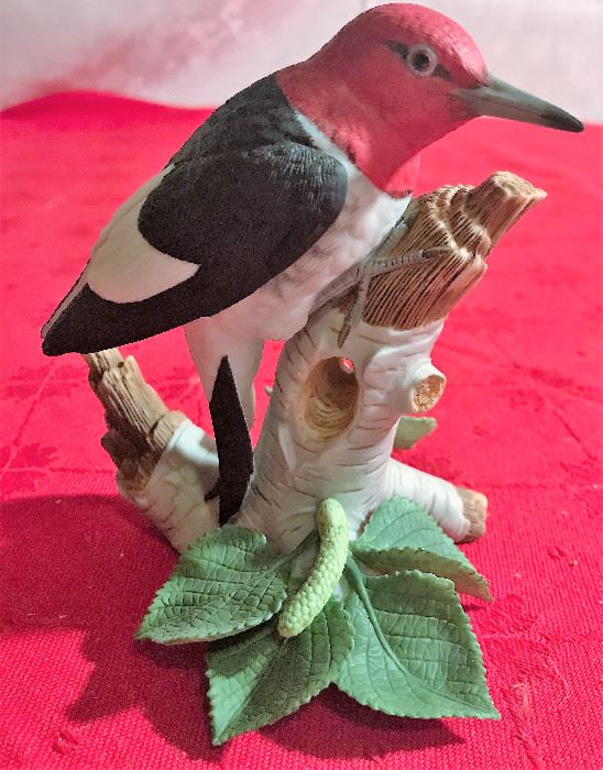 Lenox 1999 Red Headed Woodpecker and Blue Jay  http://www.ctonlineauctions.com/detail.asp?id=679955