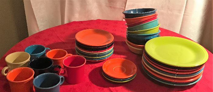 Colorful dishes! HLC Fiesta Dinnerware http://www.ctonlineauctions.com/detail.asp?id=679958