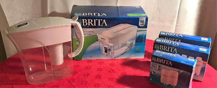  Brita Ultra max 18 Cup dispenser & Filters  http://www.ctonlineauctions.com/detail.asp?id=679959