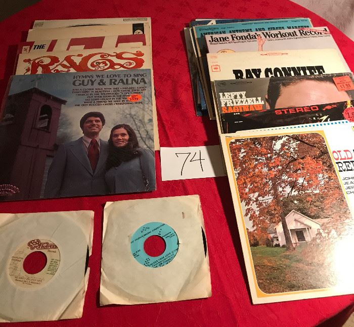 16 (14 +45's x2)Record Alubum Lot [various artists http://www.ctonlineauctions.com/detail.asp?id=680644
