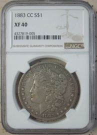 NGC 1883 Carson City Silver Dollar