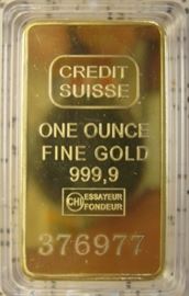 One Ounce Fine Gold Bar