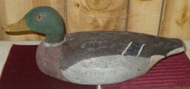 Wooden Duck Decoy (More Decoys Not Shown)