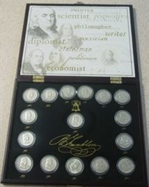 16 - Franklin Silver Half Dollars Set - All Different Dates