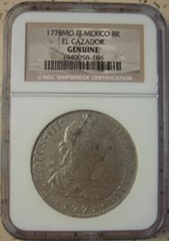 NGC - Genuine 1778 Silver Shipwreck Coin w/Paperwork
