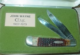 Case XX John Wayne Collectors Knife w/Bone Handles (More Case XX Knives In Auction Not Shown Here)