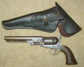 1857 Model 1849 Colt Percussion Pistol  w/Holster - .31 Caliber - All Matching Serial Numbers - 6" Barrel